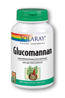 Solaray - Glucomannan, Konjac Root Extract 600 mg 100 Veg Cap