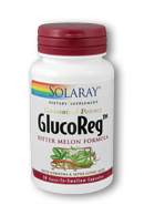 Solaray - GlucoReg, Blood Glucose Support Formula 500 mg 30 Veg Cap