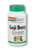 Solaray - Goji Berry 700 mg 60 Veg Cap-UNAVAILABLE