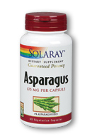 Solaray - Asparagus Rhizome Extract 175 mg 60 Veg Cap