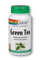 Solaray - Green Tea Leaf 450 mg 100 Veg Cap