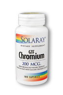 Solaray - GTF Chromium 200 mcg 100 Veg Cap