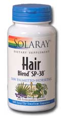 Solaray - Hair Blend SP-38 100 Veg Cap-OUT OF STOCK