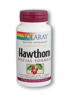 Solaray - Hawthorn Berry Extract, Cardiovascular Support Formula 150 mg 90 Veg Cap