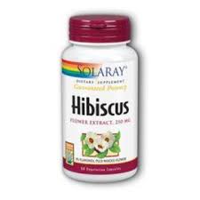 Solaray - Hibiscus Flower Extract 250 mg 60 Veg Cap