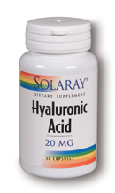 Solaray - Hyaluronic Acid 20 mg 30 Veg Cap