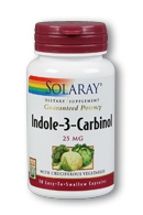 Solaray - Indole-3-Carbinol with Cruciferous Vegetables 25 mg 30 Veg Cap-UNAVAILABLE