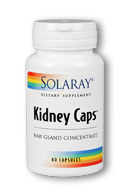 Solaray - Kidney Caps, Freeze-Dried Raw Gland Concentrate 260 mg 60 Capsule-OUT OF STOCK