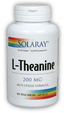 Solaray - L-Theanine 200 mg 90 Veg Cap