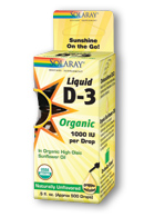 Solaray - Vitamin D-3 1000 iu 0.5 oz