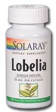 Solaray - Lobelia Aerial 50 mg 100 Veg Cap