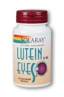Solaray - Lutein Eyes 6, Original 6 mg 30 Veg Cap-UNAVAILABLE
