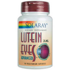 Solaray - Lutein Eyes 24, Advanced 24 mg 30 Veg Cap