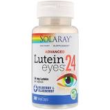 Solaray - Lutein Eyes 24, Advanced 24 mg 60 Veg Cap