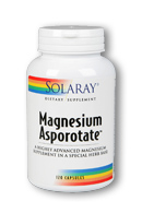 Solaray - Magnesium Asporotate 400 mg 120 Veg Cap