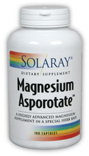 Solaray - Magnesium Asporotate 400 mg 180 Veg Cap