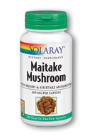 Solaray - Maitake Mushroom 600 mg 100 Veg Cap*NEW NAME Fermented Mushroom Immune Complex