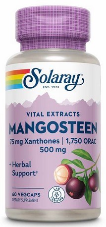 Solaray - Mangosteen Fruit Extract 500 mg 60 Veg Cap