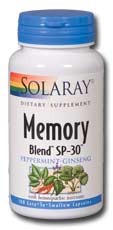 Solaray - Memory Blend SP-30 100 Veg Cap