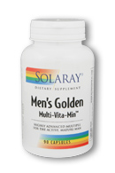 Solaray - Men's Golden Multi-Vitamin 90 Capsule