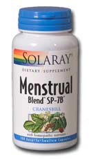 Solaray - Menstrual Blend SP-7B 100 Veg Cap-OUT OF STOCK