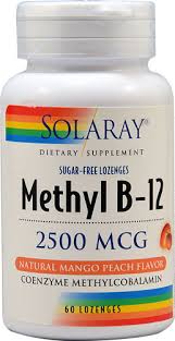 Solaray - Methyl B-12 2500 mcg 60 Lozenge