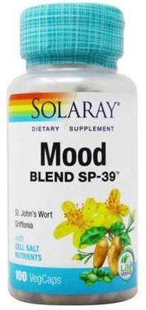 Solaray - Mood Blend SP-39 100 Veg Cap     TEMPORARILY UNAVAILABLE