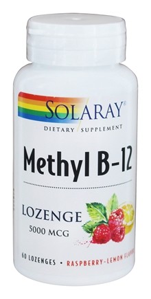 Solaray - Methyl B-12 5000 mcg 60 Lozenge
