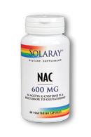 Solaray - NAC (N-Acetyl-L-Cysteine) 600 mg 60 Veg Cap-OUT OF STOCK
