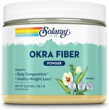 Solaray - Okra Fiber  2.6 Oz
