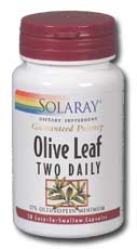 Solaray - Olive Leaf Extract 17%, Double Strength 500 mg 30 Veg Cap