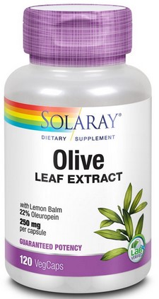 Solaray - Olive Leaf Extract 22% 250 mg 120 Veg Cap