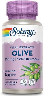 Solaray - Olive Leaf Extract 22% 250 mg 30 Veg Cap