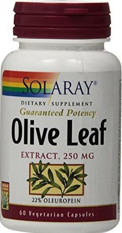 Solaray - Olive Leaf Extract 22% 250 mg 60 Veg Cap