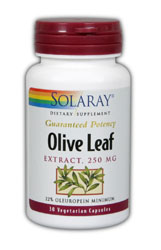 Solaray Olive Leaf Extract 22% 250mg 30 Vcp