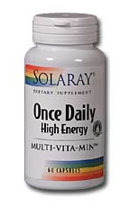 Solaray - Once Daily High Energy Multi-Vitamin 120 Veg Cap