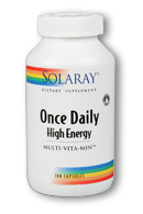 Solaray - Once Daily High Energy Multi-Vitamin 180 Veg Cap-OUT OF STOCK