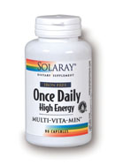 Solaray - Once Daily High Energy Multi-Vitamin, Iron-Free 90 Veg Cap