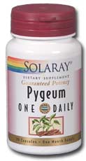 Solaray - Pygeum Bark Extract, One Daily 100 mg 30 Veg Cap