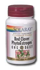 Solaray - Red Clover Aerial Extract, One Daily 500 mg 30 Veg Cap-UNAVAILABLE