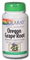Solaray - Oregon Grape Root 400 mg 100 Veg Cap