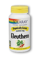 Solaray - Organically Grown Eleuthero Root 350 mg 100 Veg Cap