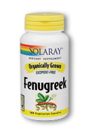 Solaray - Organically Grown Fenugreek Seed 620 mg 100 Veg Cap