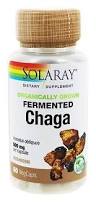Solaray - Organically Grown Fermented Chaga Mushroom 500 mg 60 Veg Cap