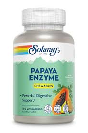 Solaray - Papaya Enzyme Tropical 180 Chewable
