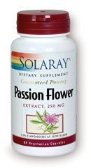 Solaray - Passion Flower Aerial Extract 250 mg 60 Veg Cap