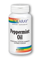 Solaray - Peppermint Oil, Enteric Coated 250 mg 60 Softgel-OUT OF STOCK