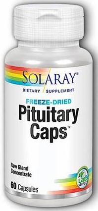 Solaray - Pituitary Caps, Freeze-Dried Raw Gland Concentrate 196 mg 60 Capsule