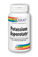 Solaray - Potassium Asporotate 99 mg 100 Capsule