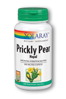 Solaray - Nopal, Prickly Pear Cactus 500 mg 100 Veg Cap-OUT OF STOCK
